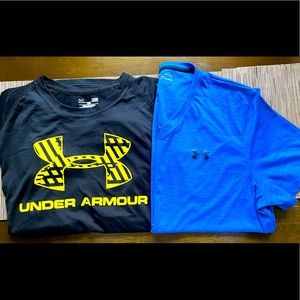 NWOT bundle of mens Under Armour loose fit short sleeve shirts